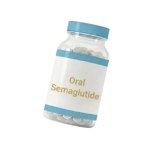 Oral semaglutide tablet bottle